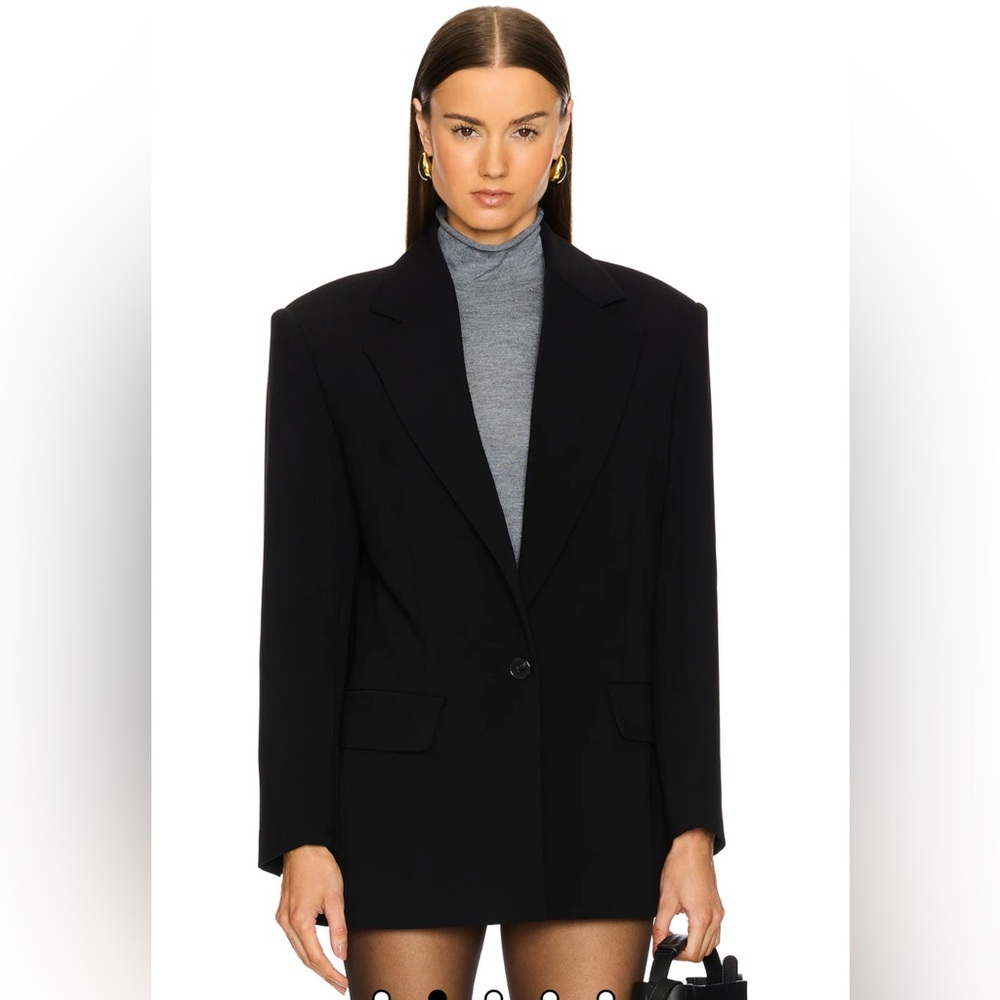 EAVES/REVOLVE -  Adina Blazer in Black.